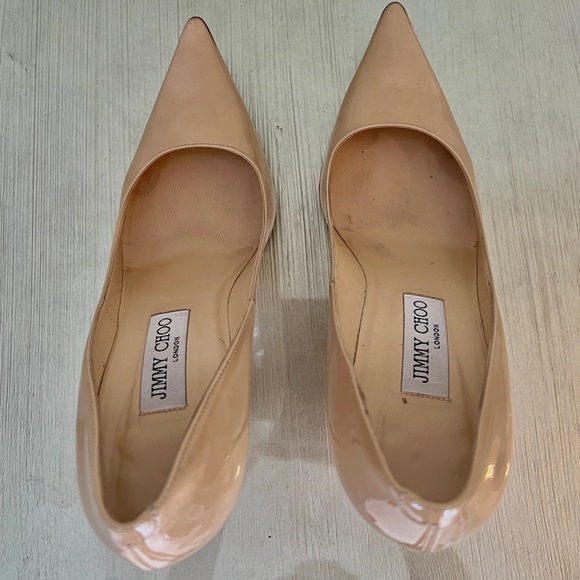 Jimmy Choo Abel Patent Nude size 38 (8) - Picture 5 of 7